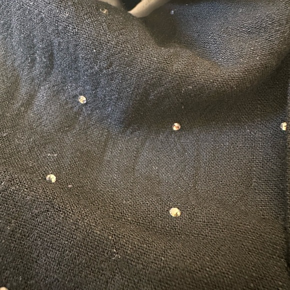 Umgee Black Bedazzled Wide-Leg Pants - Picture 4 of 7